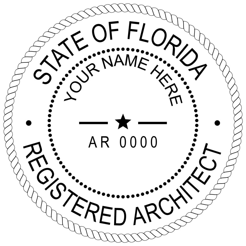 State of Florida Architect Seal