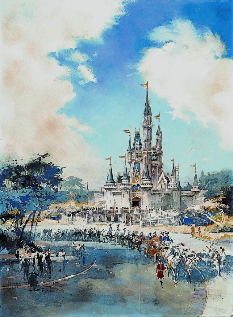 Cinderella Castle Concept Art