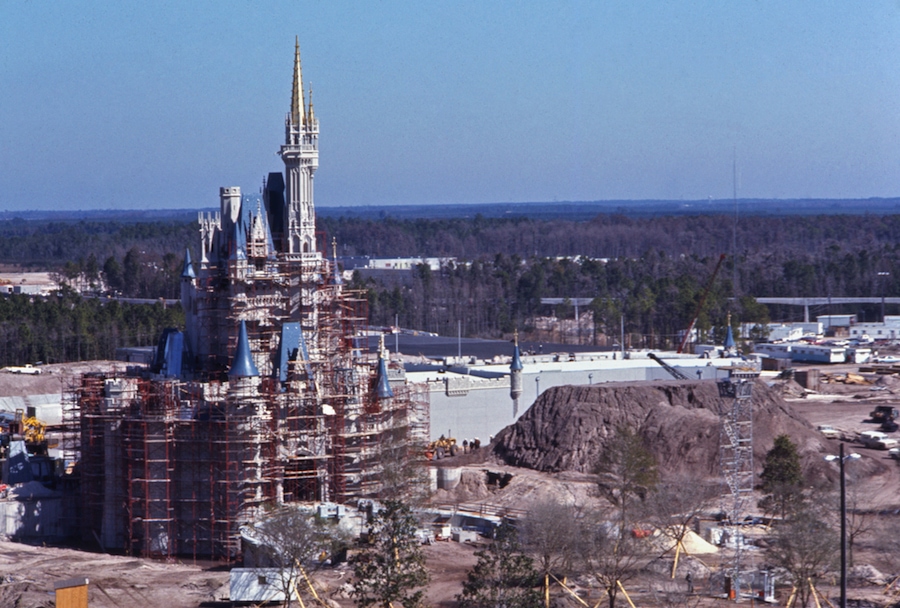 Cinderella Castle Construction Photo