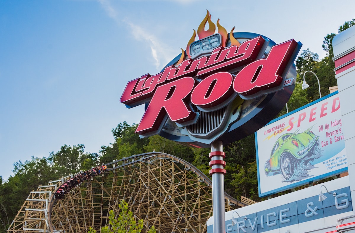 Dollywood Lightning Rod Roller Coaster Entry