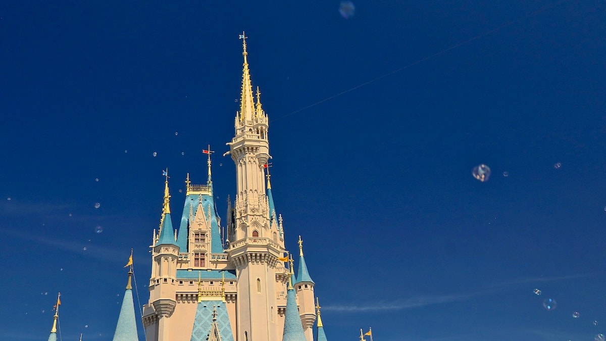 Cinderella Castle with bubbles