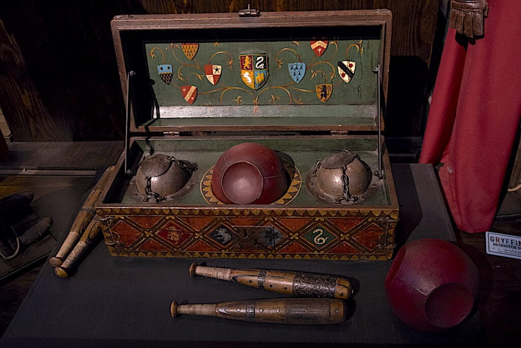 Harry Potter Quidditch Game Set on a table