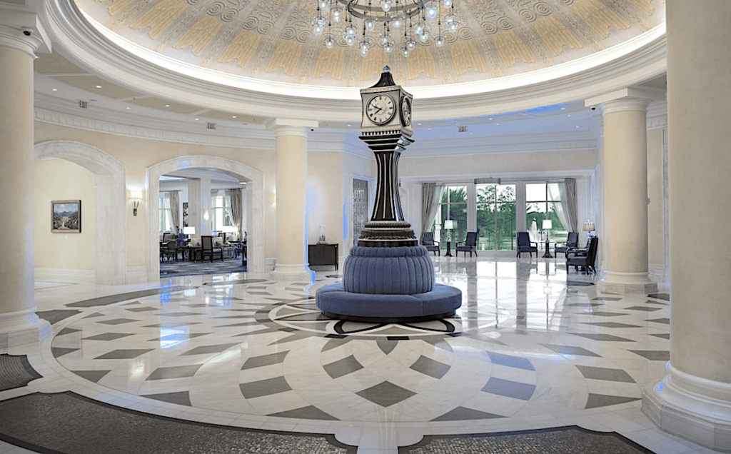 Waldorf Astoria Orlando Lobby and clock